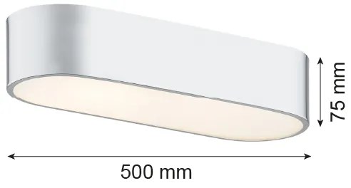 Aplică TONI 3xE27/15W/230V argintie Argon 6004