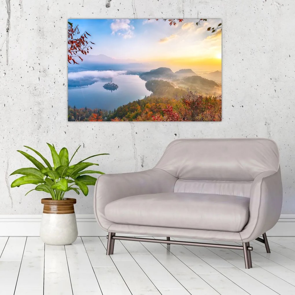 Tablou - Lacul Bled (90x60 cm)