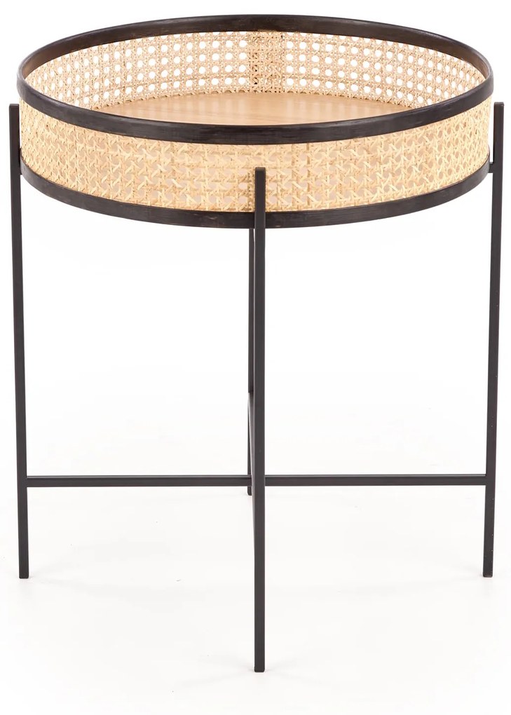 Masuta de cafea Rattan Natural, LANIPA 50x55 cm