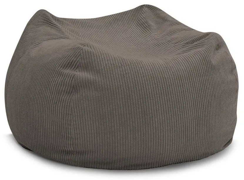 Fotoliu bean bag gri/maro Voltaire – Bobochic Paris