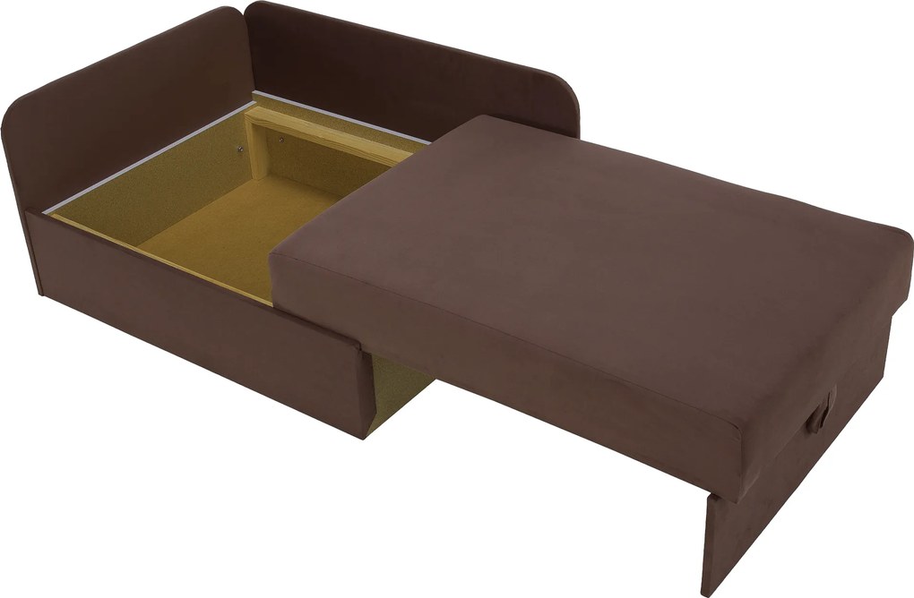 Canapea extensibilă, maro Taupe, MONTES UNI