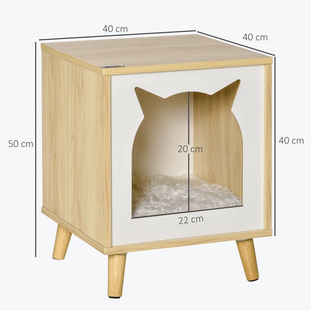 Culcus 2 in 1 pentru pisici PawHut, 40x40x50 cm | AOSOM RO