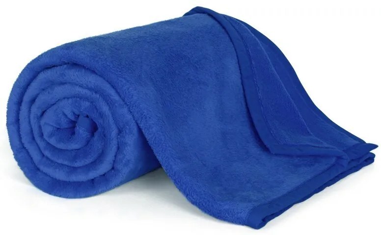 Bellatex Pătură Korall micro albastră, 150 x 200cm