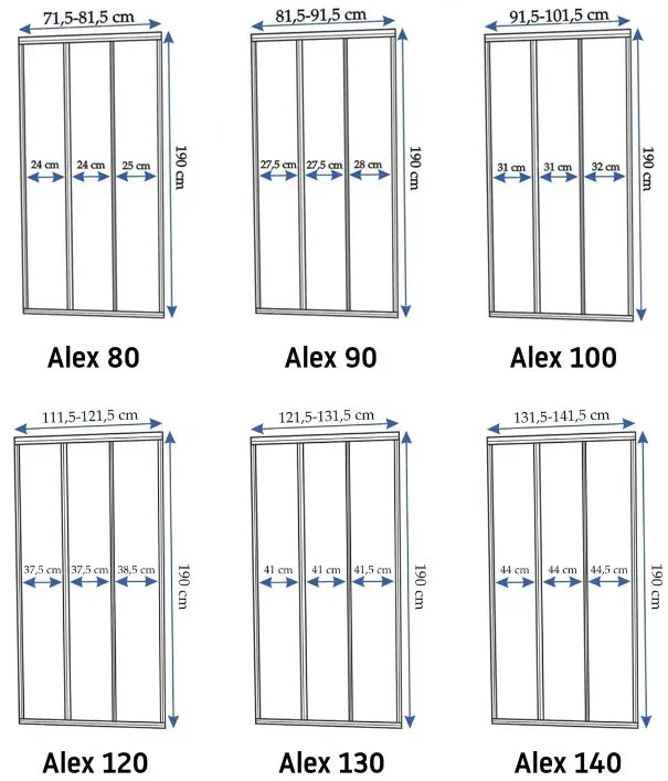 Usa pentru dus Rea Alex 130