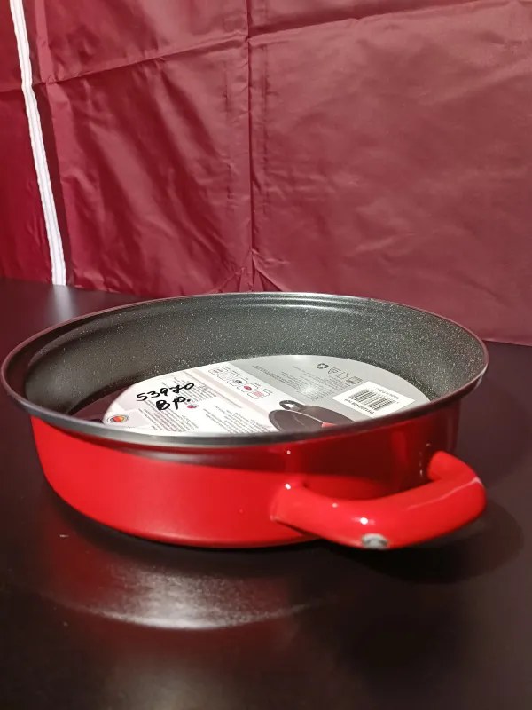 La mâna a doua: Cratita pentru plita si cuptor Rosberg R51222A28, 28 cm, Inductie, Rosu