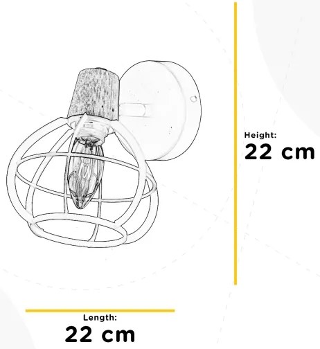 Spot de perete GINGER 1xE14/6W/230V ONLI