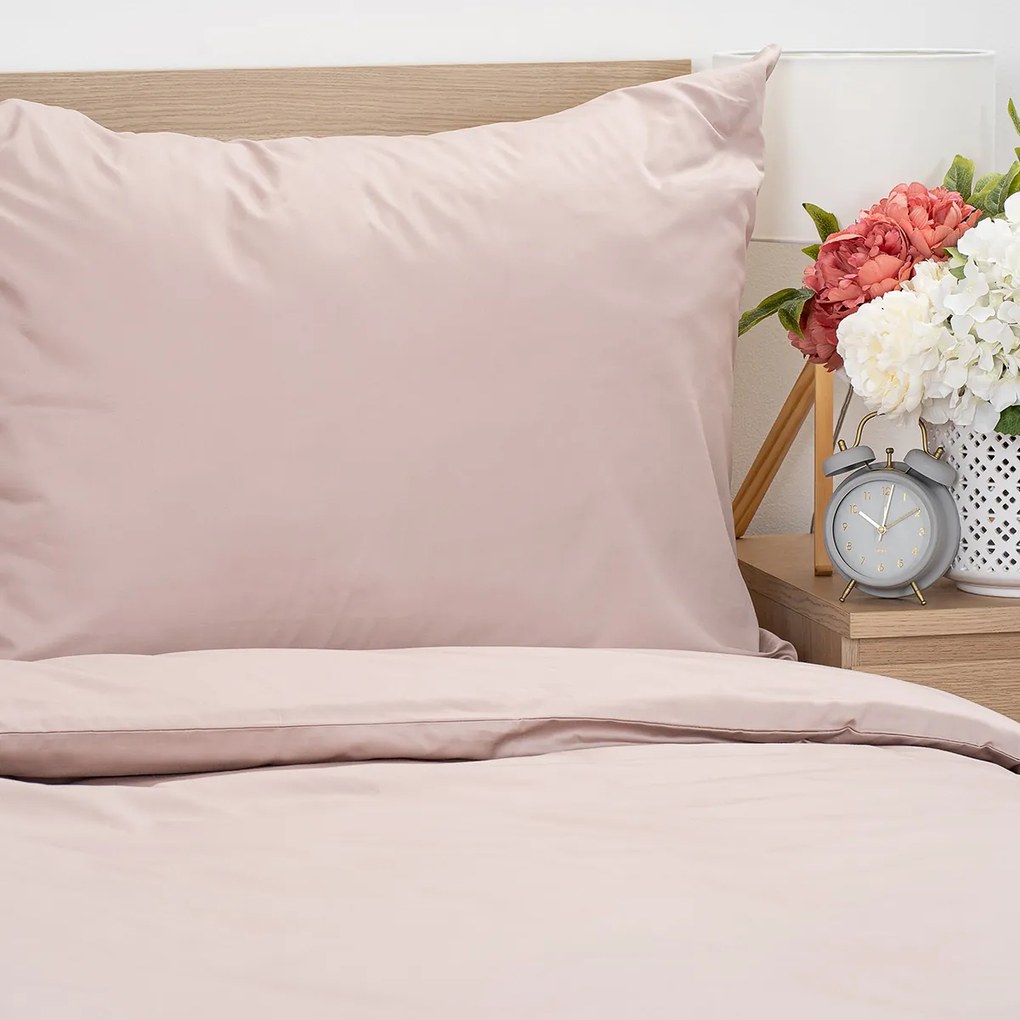 Lenjerie de pat din satin 4Home Cappuccino, 140 x 220 cm, 70 x 90 cm