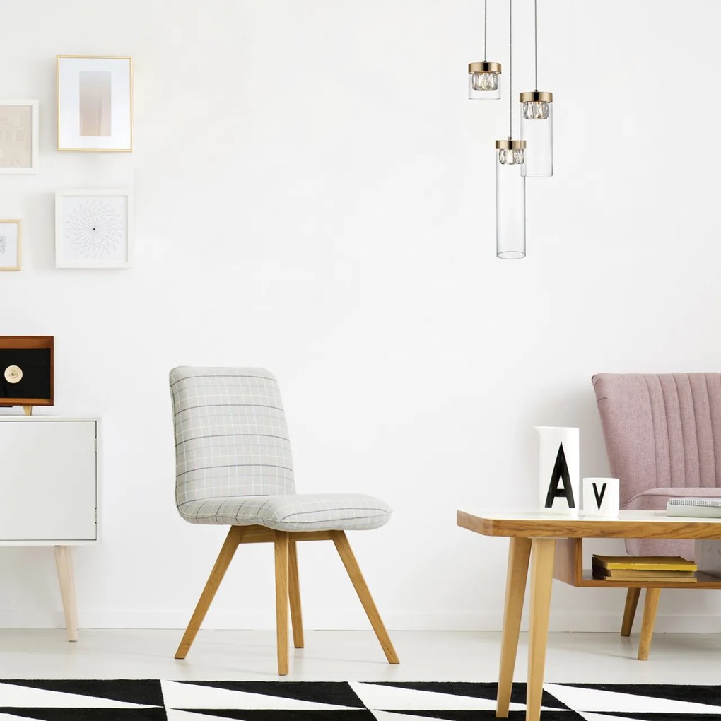 Pendul design modern 11cm GEM auriu