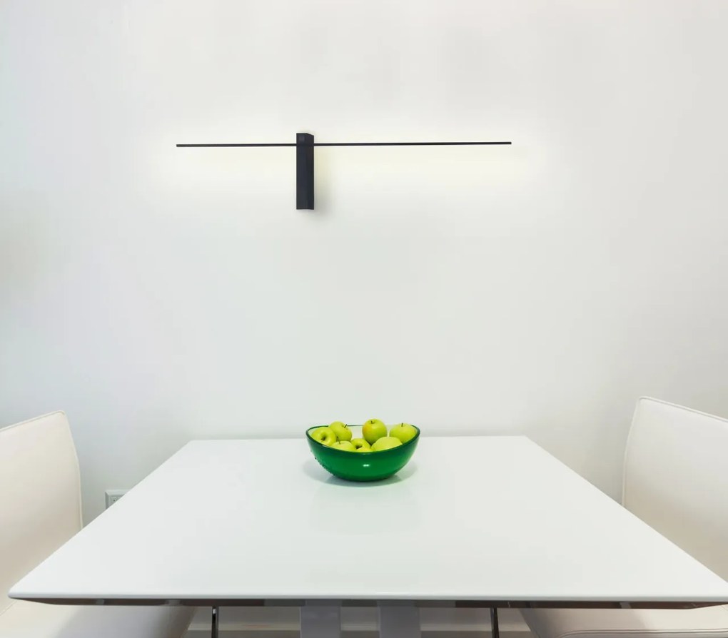 Aplica de perete LED SABRE negru, 91cm W0283 MX