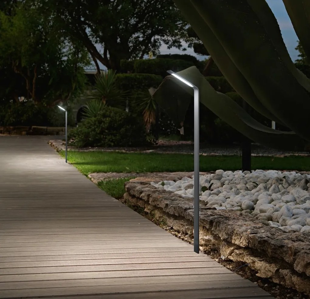 Stalp LED iluminat exterior design modern Agos PT SMALL H-60cm 3000K antracit
