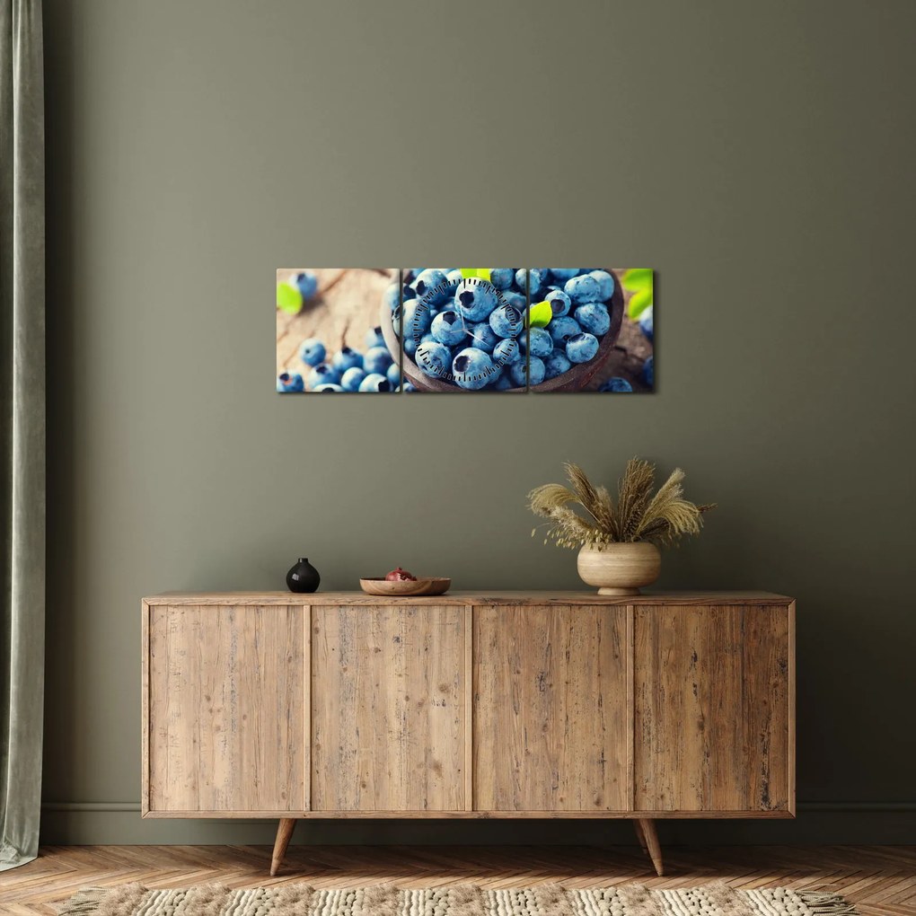 Tablou - Afine (cu ceas) (90x30 cm)