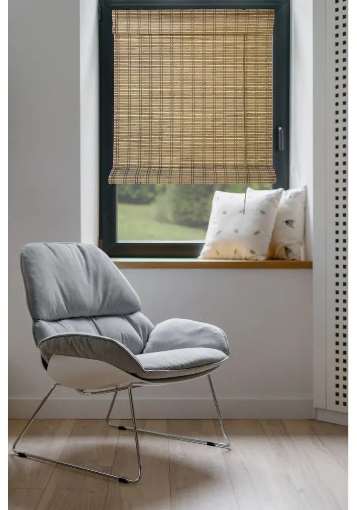 Jaluzea în culoare naturală din bambus 150x160 cm Lepus – Gardinia