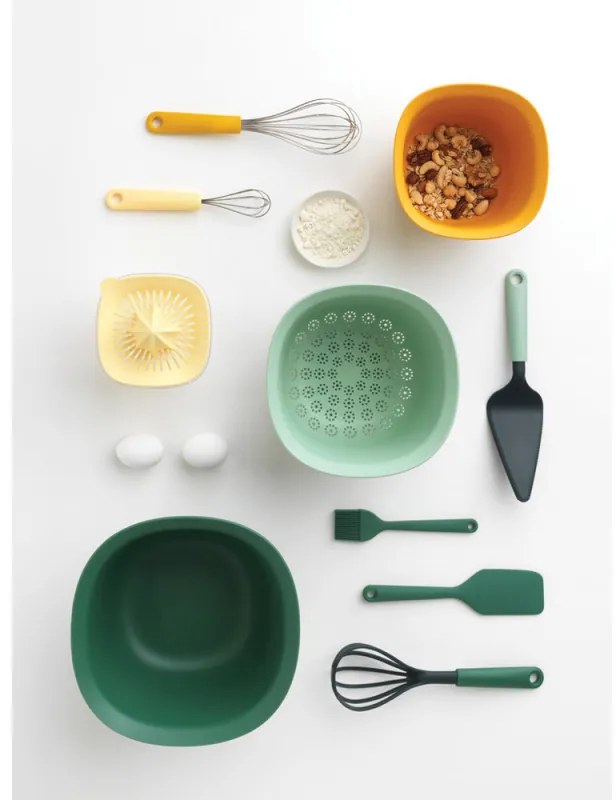 Cutit pentru branza cu razatoare Brabantia Tasty+ 1001191, Lama lustruita cu ultrasunete, Otel inoxidabil, Galben