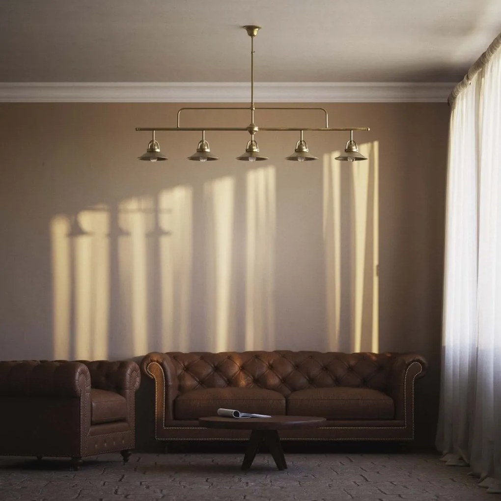 Lustra stil industrial din alama personalizabila Alice