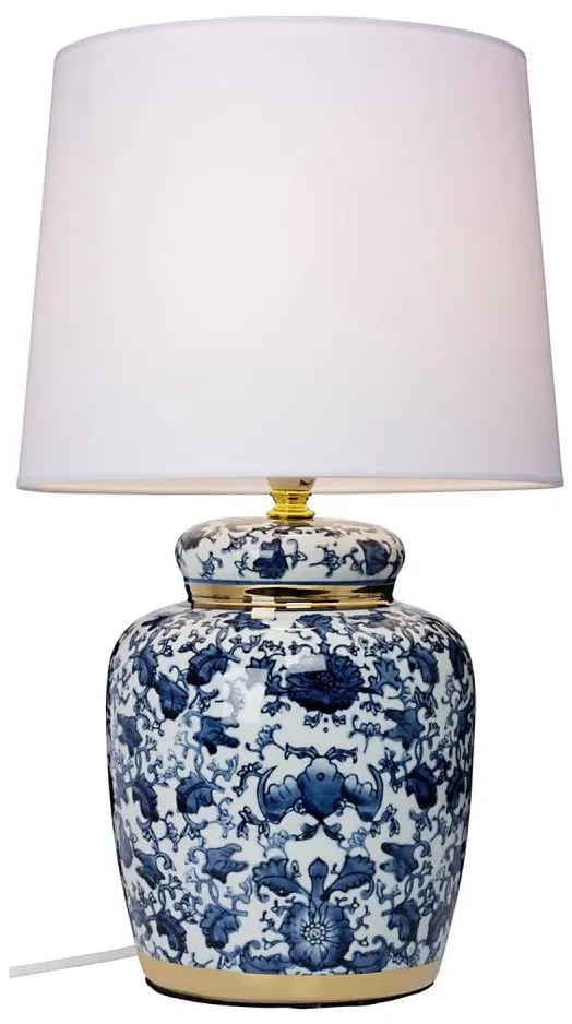 Lampă de masă KLASSISK Cottex B2175BL, 1 x E14, 40 W, 230 V, albastră