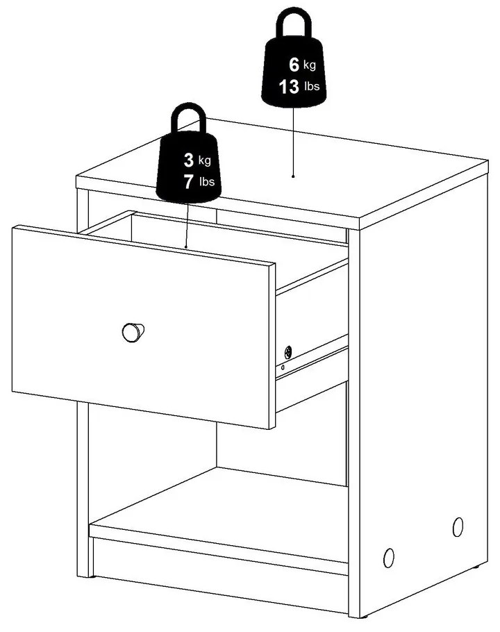 Noptieră neagră May – Tvilum