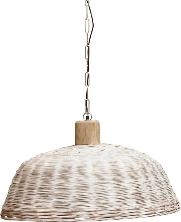 Lustra din rattan natural, Shabby