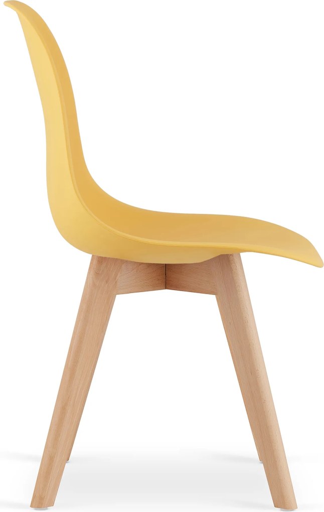 OFERTA Scaun mustar KITO cu picioare de fag II. calitate