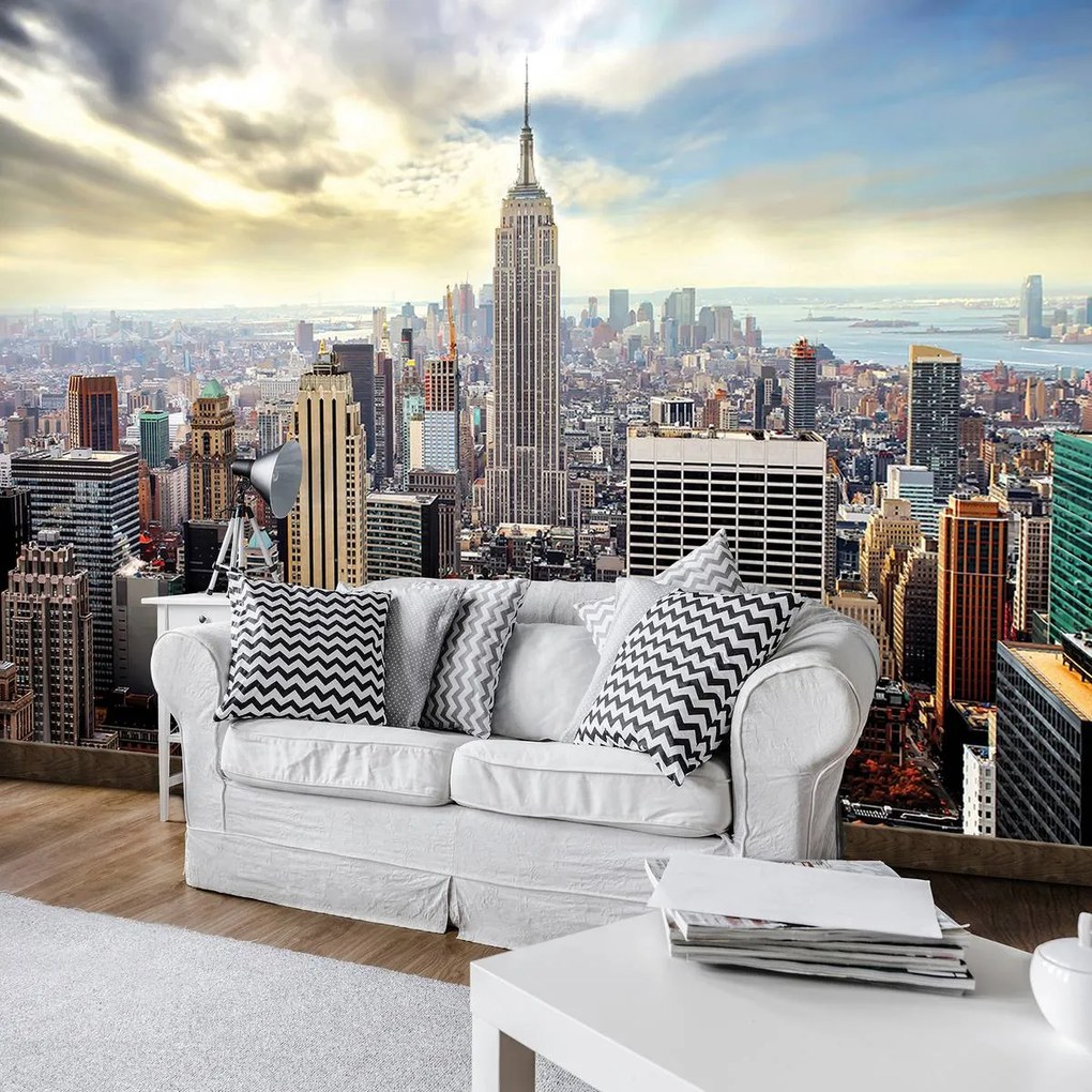 Fototapet - Panoama New York-ului (254x184 cm)