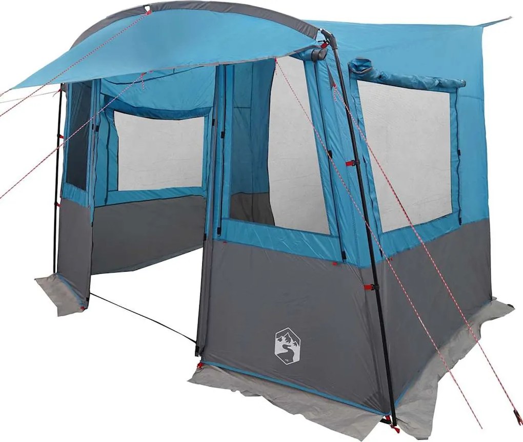 vidaXL Cort de spate pentru Caravană albastru 352 x 250 x 240 cm