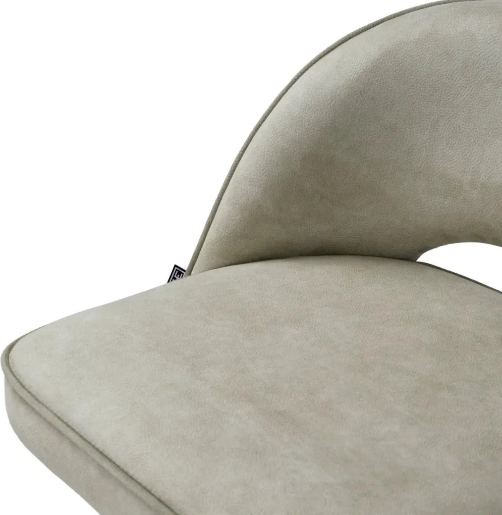 Set de 2 scaune bar design LUX Cliff, Mayer silver