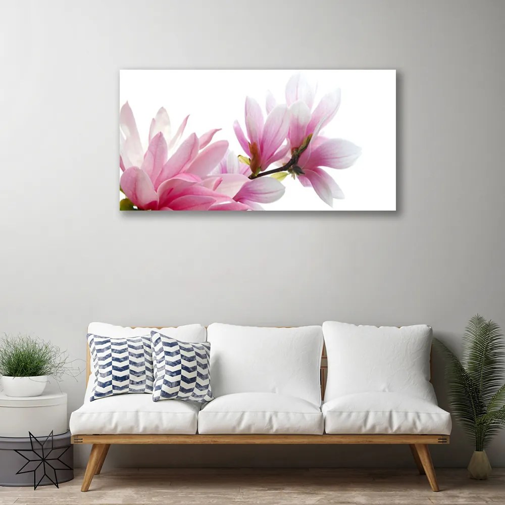 Tablou pe panza canvas Magnolia Blossoms Floral roz