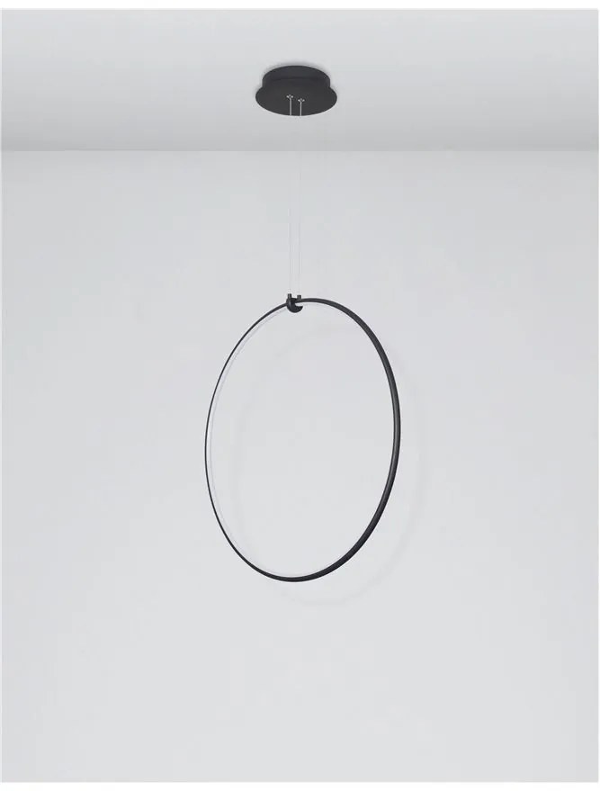 Lustra LED dimabila design modern decorativ Ring 68cm