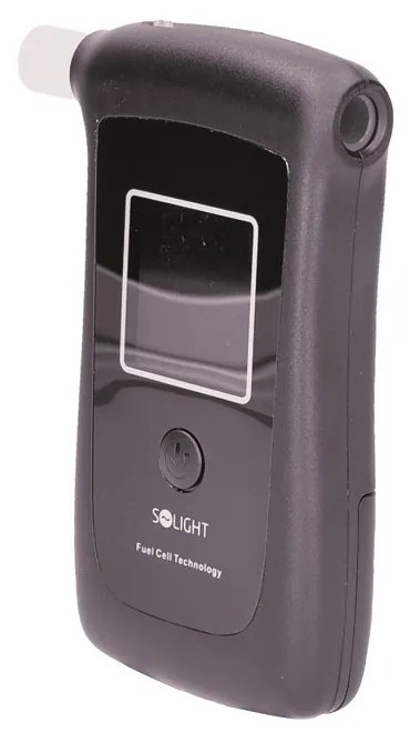 Tester profesional de alcool Fuel Cell cu un interval de 0,0-4,0 ‰ BAC, negru