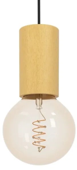 Lustră pe cablu Eglo 900801 POZUETA 1xE27/40W/230V maro