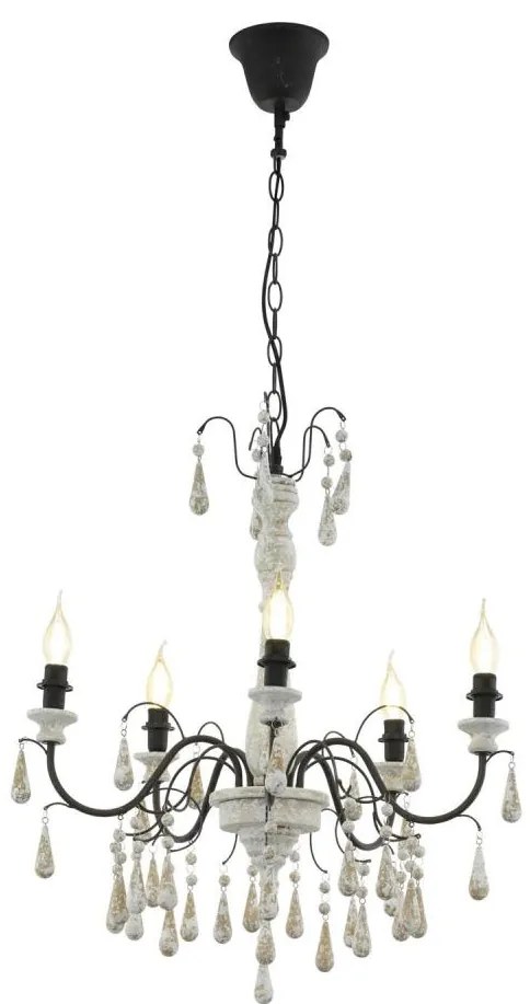 Eglo 33011 - Lustru suspendat pe lanț 5xE14/40W/230V