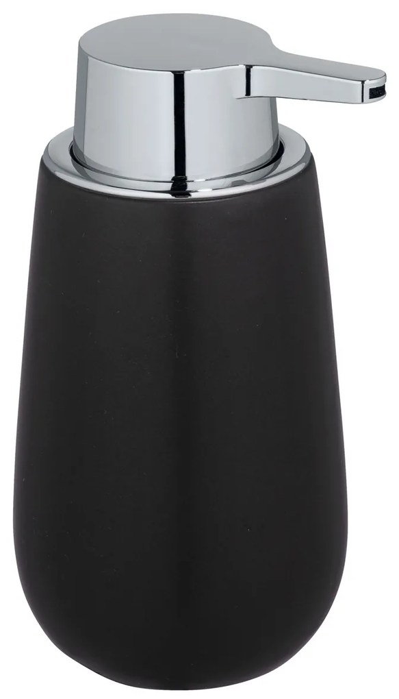 Dispenser săpun lichid BADI, Negru, 320 ml,  WENKO