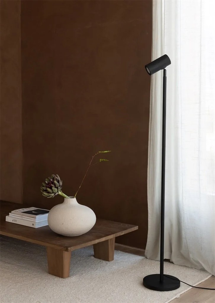 Lampa de podea Eco din Bambus Java GU10, negru