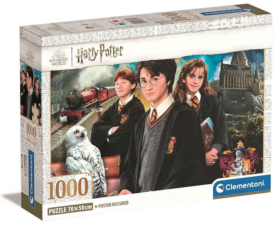 Harry Potter Here Begins Puzzle compact 1000 piese Clementoni