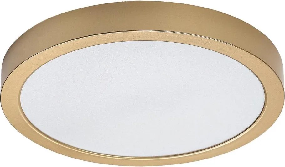 Rabalux 75079 - Plafonieră LED pentru baie SHAUN PLUS, 30W/230V, Ø 30 cm, IP44, auriu