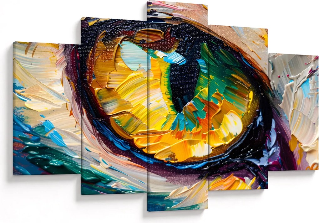 Tablou - Ochi de pisică Pictură (150x105 cm)