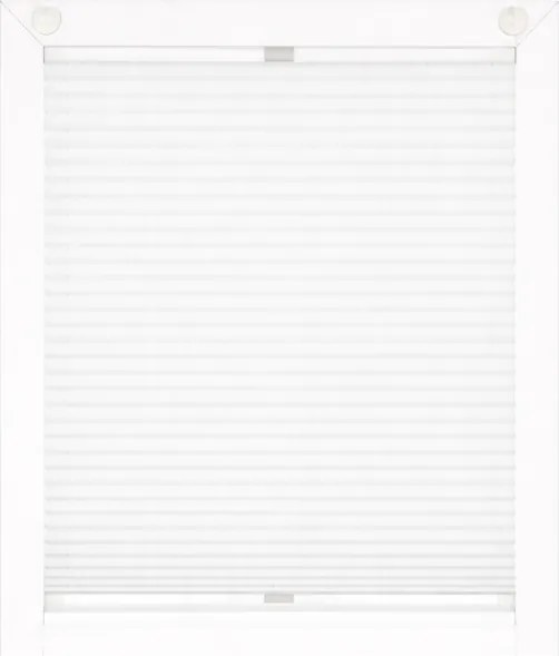Jaluzea plisată semitransparentă ORVI1301 – Culoare alb