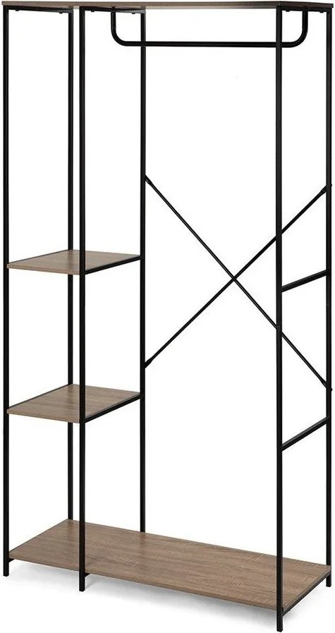 Set pentru hol negru din oțel 90x170x40 cm Aris – Bonami Essentials