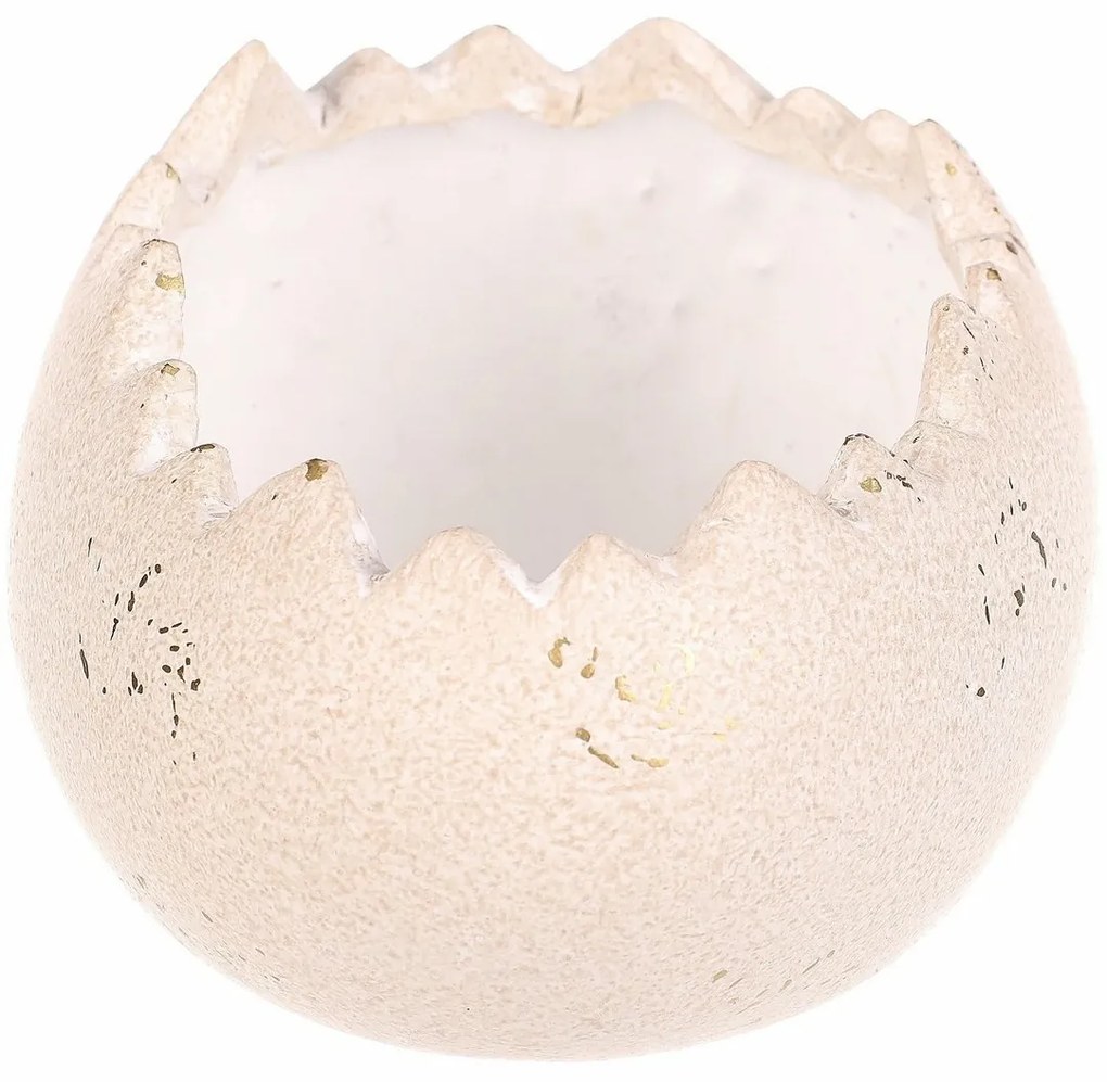 Vase de ceramică pentru flori Coajă orizontală, 17x 13 x 9 cm