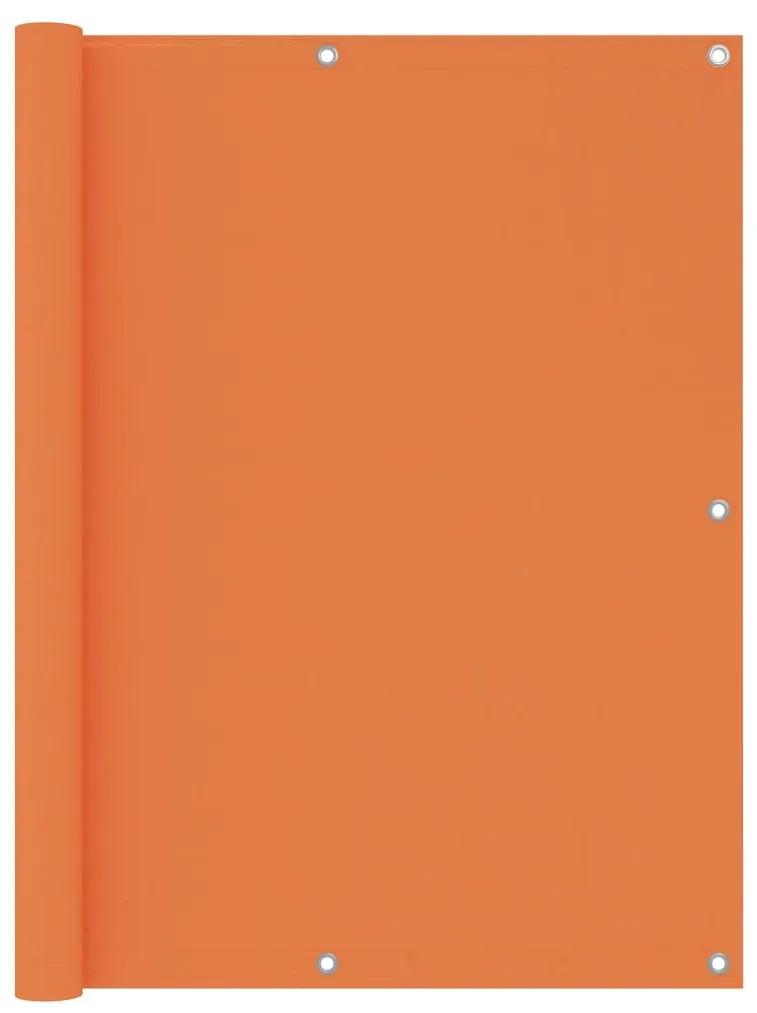 Paravan pentru balcon, portocaliu, 120x300 cm, tesatura Oxford