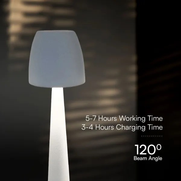 Lampă LED tactilă reîncărcabilă dimabilă de masă LED/3W/5V 3000-6000K alb