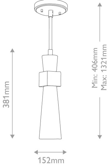 Elstead KRISTY-MP-DG-OPAL - Pendul pe tijă KRISTY, 1xE27/40W/230V, Ø 15,2 cm, finisaj cupru