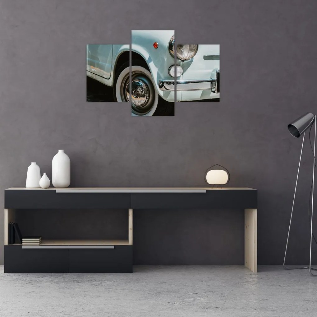 Tablou - mașina retro Fiat (90x60 cm)