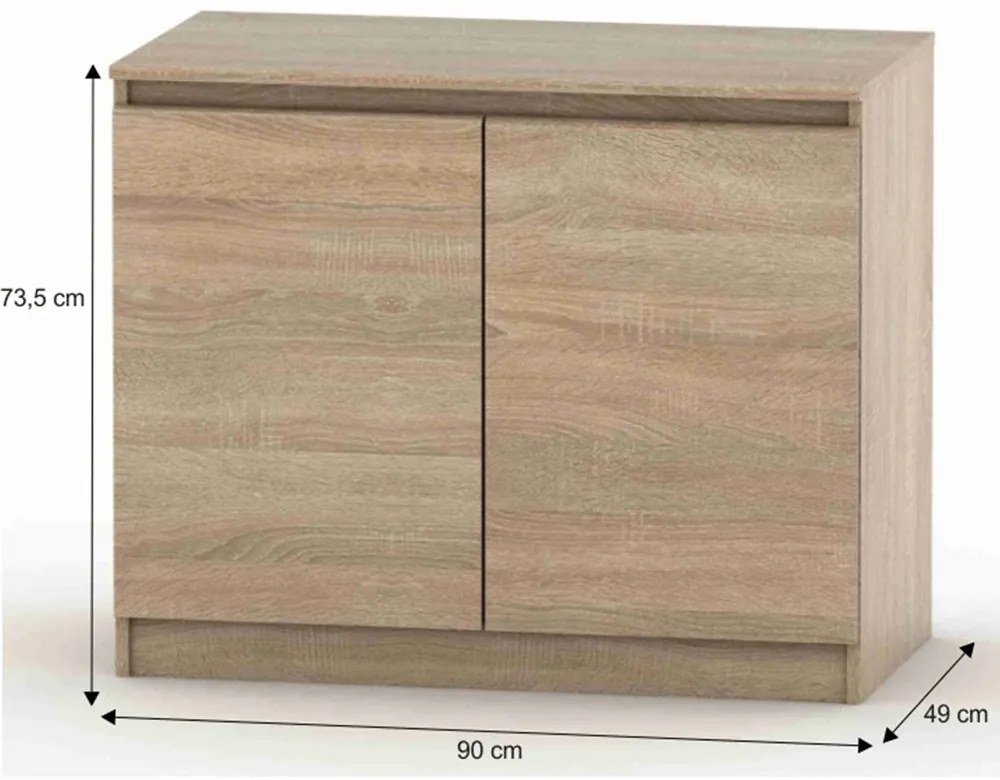 Dulap Hannah New 08 (Stejar sonoma). 1021325