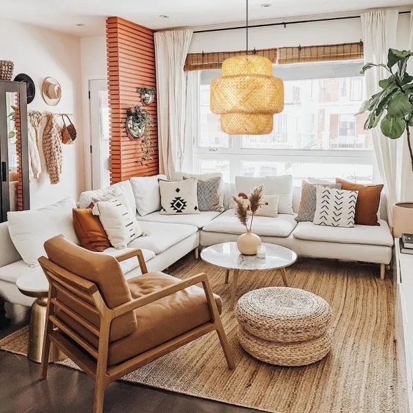 Lustră pe cablu Immax 08268L HILO 1xE27/40W/230V d. 47 cm bambus