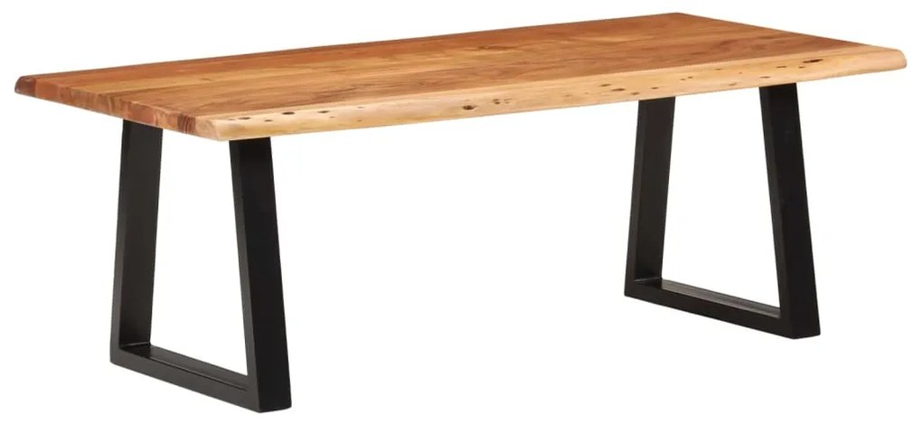 vidaXL Măsuță de cafea, 110x55x40 cm, lemn masiv acacia