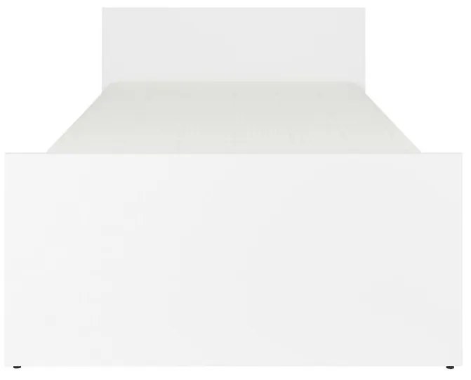Pat de o persoană 90 cm Nepo Plus 11 (alb) . Promo -31%. 1098319