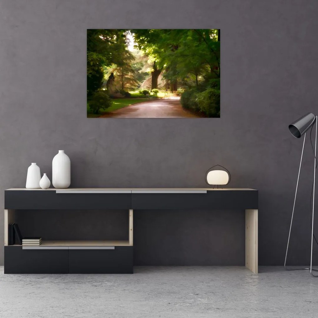 Tablou cu parc (90x60 cm)