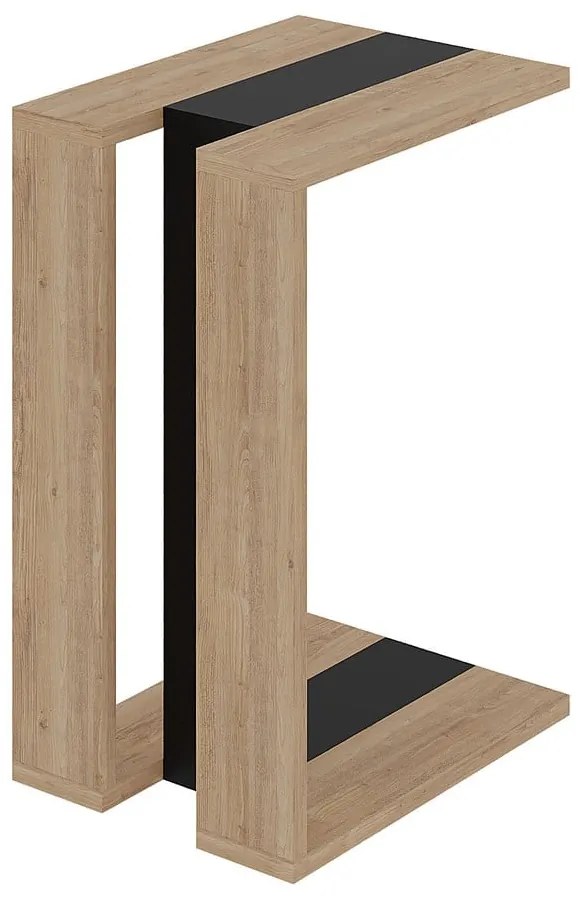 Măsuță auxiliară cu aspect de lemn de stejar 40x30 cm Macha – Marckeric