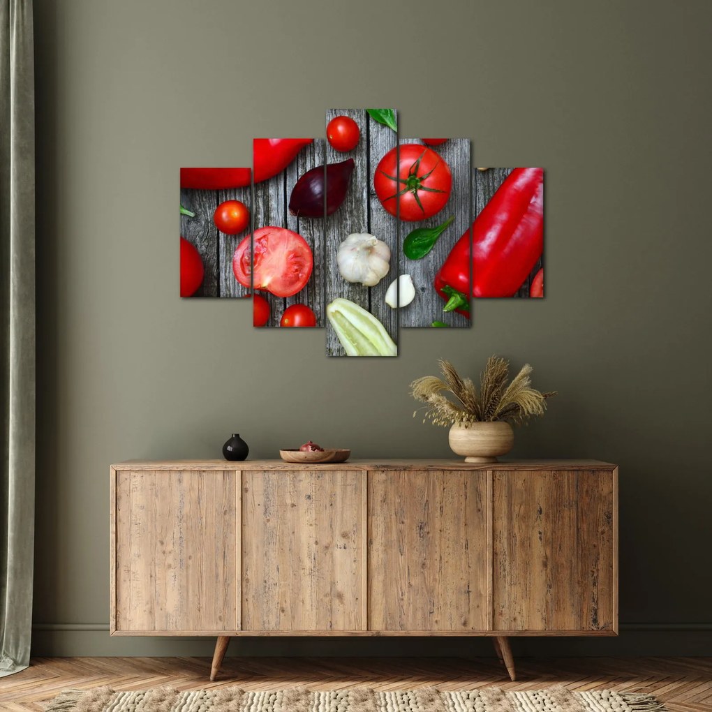 Tablou cu legume (150x105 cm)