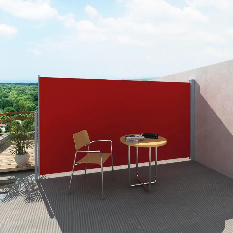 Panou separator glisant pentru terasa 160 x 300 cm, Rosu